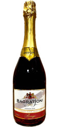Вино игристое полусладкое Bagrationi розовое 0,75л