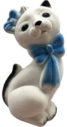 Копилка Кошечка с бантом 25*14см
