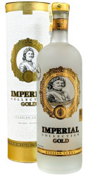 Водка Царская Imperial Gold 1Л 40% в тубусе
