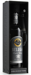 Водка Beluga Gold Line 40% 1Л  в кожаной коробке