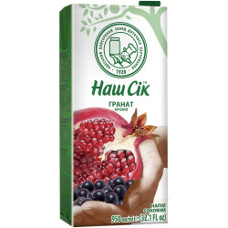 Сок Гранат и арония 1л Наш Сік