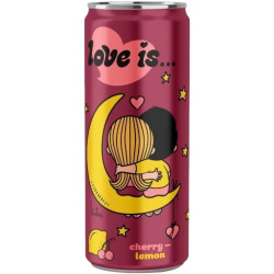 Напиток газированный со вкусом вишни и лимона 0,33л Love is...