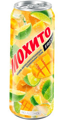 Коктейль Мохито Манго Алк 0% 0,45л