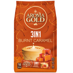 Кофе 3в1 Карамель 170г (10×17г) Aroma Gold