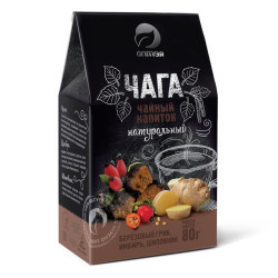 Чайный напиток Чага с имбирем и шиповником 80г Alteja