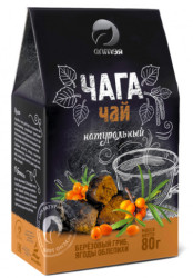 Травяной чай Чага с облепихой 80г Алтая