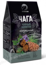 Травяной чай с Чага с шалфеем и кедровой шишкой 80г Алтая