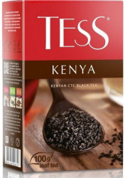 Листовой черный чай Kenya 100г Tess 