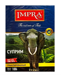Чай черный гранулированный Supreme 100г Impra