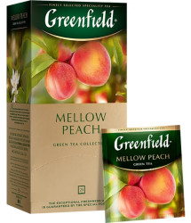 Чай зеленый Mellow Peach 25х1,8г Greenfield