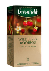 Чайный напой Wildberry Rooibos 25*1,5г Greenfield