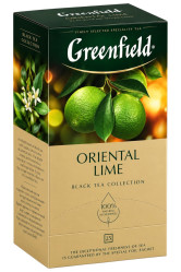 Чёрный чай Oriental Lime 25×1,5г Greenfield