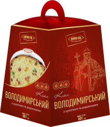 Кулич „Володимирський“ (замороженный) 600 г КиївХліб
