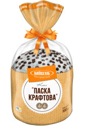 Кулич «Паска Крафтова» (замороженный) 300г КиївХліб