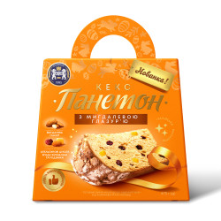 Кулич «Панетон з мигдалевою глазур'ю» 450 г (замороженный) Кулиничі