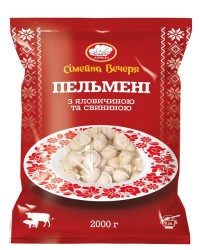 Пельмени с свининой и говядиной 2 кг Сама Ліпша
