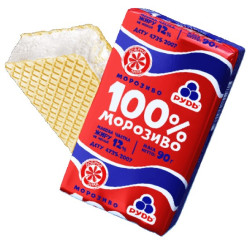 Мороженое 100% пломбир сэндвич 90г РУД