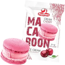 Мороженое Macaroon с вишней 50 г Lasunka