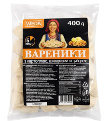 Вареники с картофелем и шкварками 400 г Weda