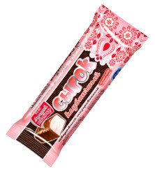 Сладкий творог в шоколаде клубника 38г QR