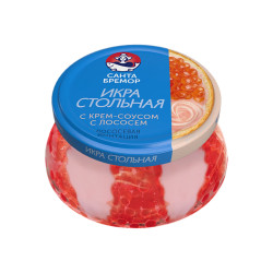 Červený kaviár v krémové omáčce imitacia 220g Santa Bremor