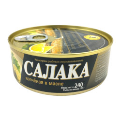 Салака копчёная в масле 163г Brivais Vilnis