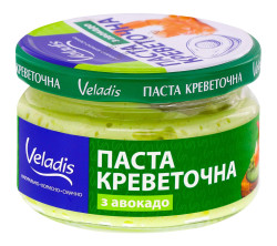 Паста с креветками и авокадо 160г Veladis