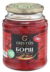 Борщ со свежей капусты 450g Gustus