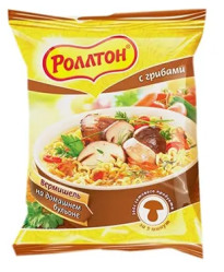 Лапша с грибами 60г Роллтон