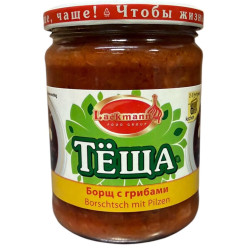 Борщ с грибами Теща 480 г  Lackmann