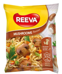 Быстрая лапша с грибным вкусом 85 г Reeva