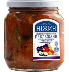 Острые баклажаны с восточными специями 460г Нежин