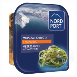 Морская капуста с морковью  NORD PORT 200г