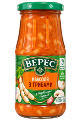 Фасоль с грибами 460г Верес