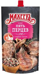 Соус 5 перцев 230г Махеев