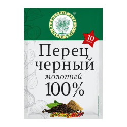 Перец чорный молотый 10г В.Д.