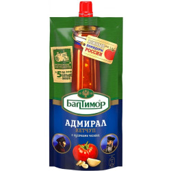 Кетчуп Адмирал с кусочками чеснока 260 г Балтимор