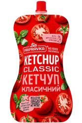 Кетчуп классический пастеризованный 250г Pripravka