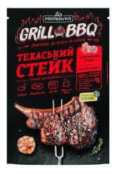 Приправа для мяса и курицы «Техасский стейк» с сычуаньским перцем, чесноком и солодом 30г Pripravka
