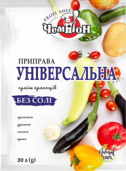 Приправа «Универсальная» (без соли) 30г Чемпіон