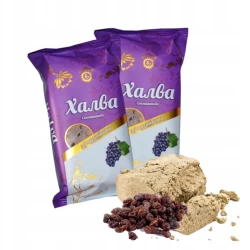 Халва подсолнечная c изюмом 200г Seed Wealth