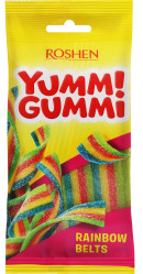 Желе Yummi Gummi Rainbow Belts 70г Рошен