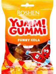 Желе Yummi Gummi Funny Cola 70г Рошен