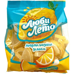 Желе со вкусом лимона 250г Люби лето