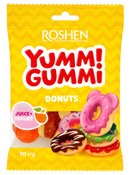 Желе с фруктовыми вкусами и йогуртом 70г Roshen