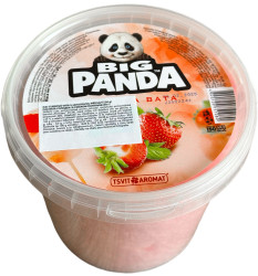 Сахарная вата с клубничным вкусом 30г Big Panda
