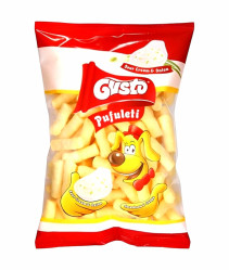 Кукурузные палочки со вкусом сметаны и цибули 100г Gusto