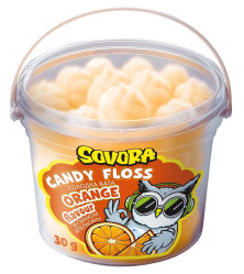 Сахарная вата со вкусом апельсина 30г SOVORA