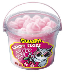 Сахарная вата со вкусом вишни 30г SOVORA