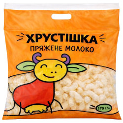 Кукурузные палочки со вкусом «Топлёное молоко» 175г Хрустішка